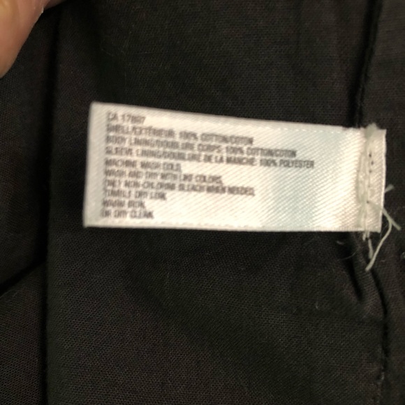 GAP asymmetrical zip khaki utility jacket size XS - Picture 5 of 5